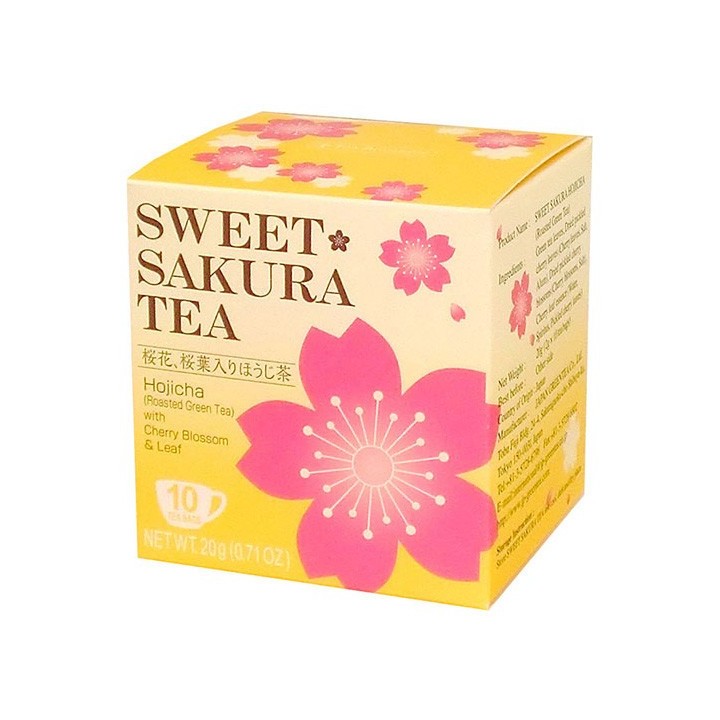TEA BOUTIQUE - SWEET SAKURA TEA Sakura Roasted Green Tea - 10 bags
