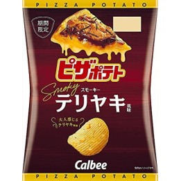 CALBEE - Chips Pizza Potato - Teriyaki Fumé 73g