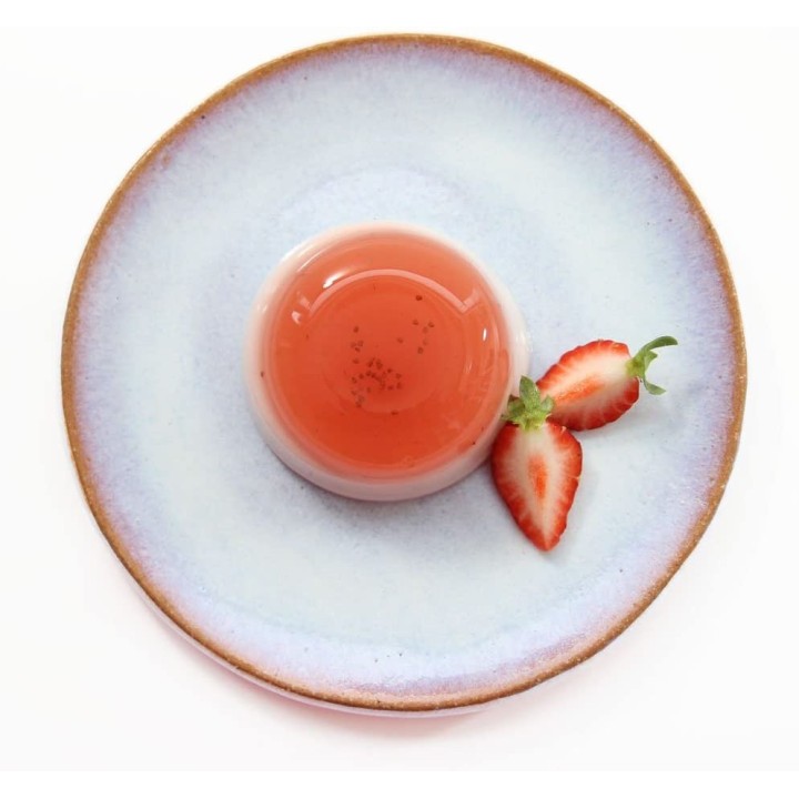 Milk Puddings & Strawberry Jelly | Cookingsan.com