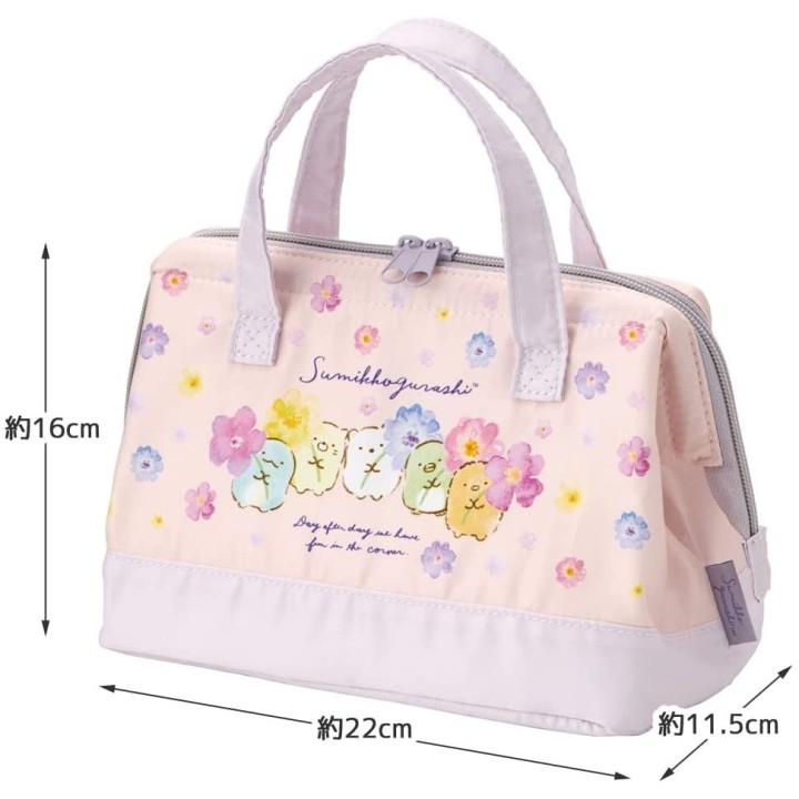 Sac à Bento Sumikko Gurashi Flowers | Cookingsan.com