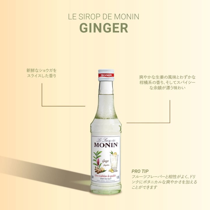 Ginger Syrup 250ml | Cookingsan.com