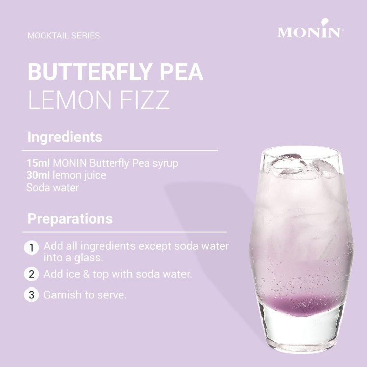 Blue Pea Syrup 700ml | Cookingsan.com