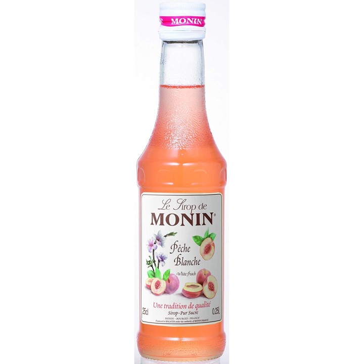 MONIN - Sirop à la Pêche Blanche 250ml
