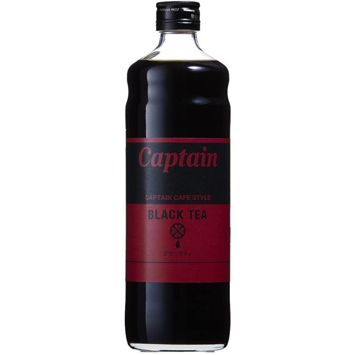 CAPTAIN - Sirop au Thé Noir 600ml