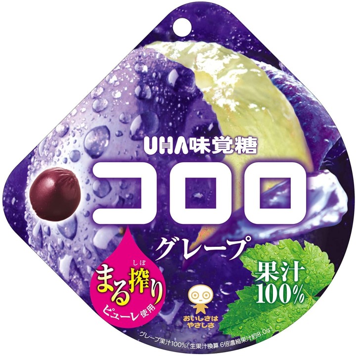 UHA MIKAKUTO - KORORO Bonbons au Raisin 48g
