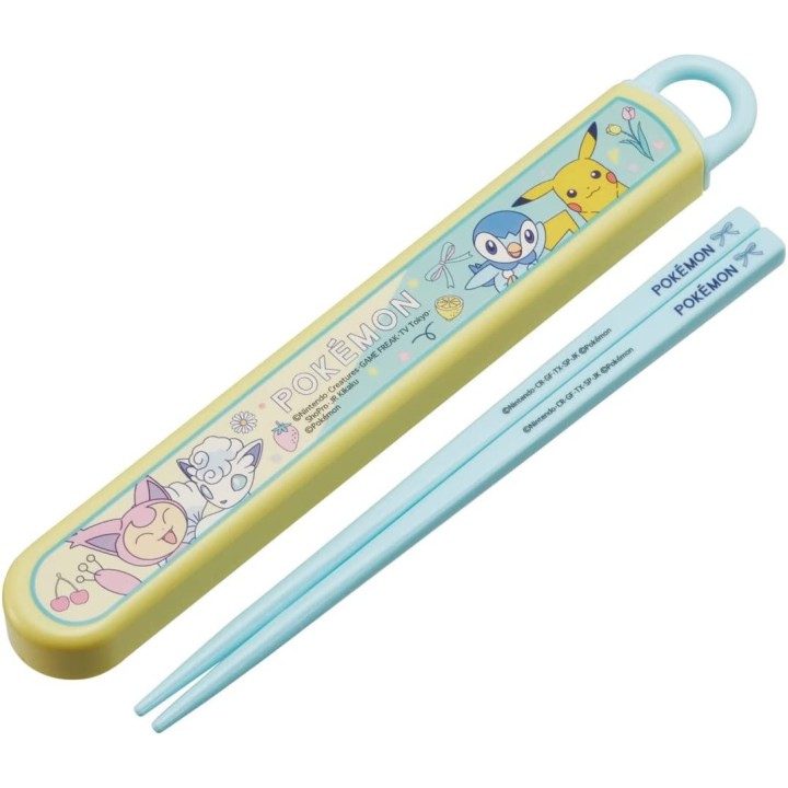 Skater - Pokemon Retro Children's Chopsticks and Case Set