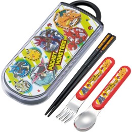 Skater - Pokemon Children's Trio Set (Chopsticks, Spoon, Fork)