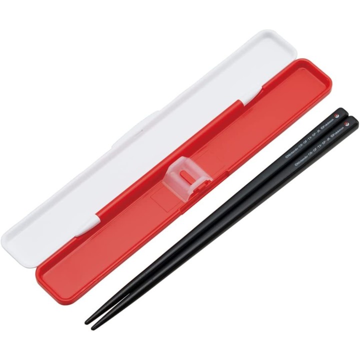 Juego de palillos y estuche de Pokémon Pokeball | Cookingsan.com