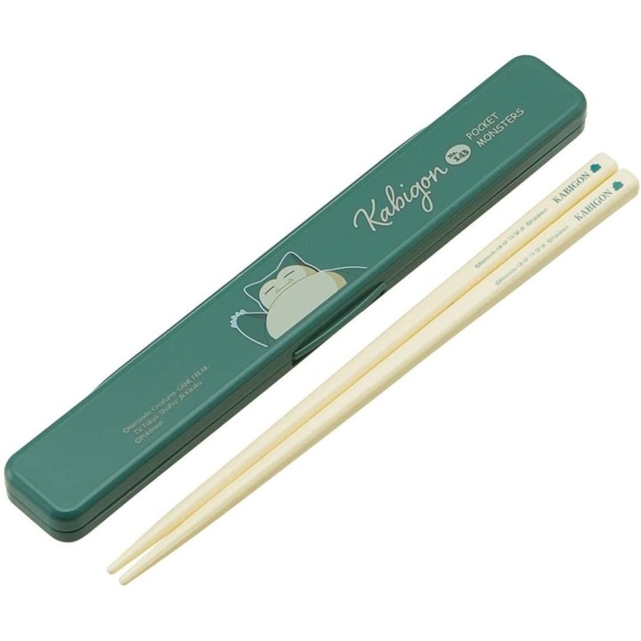 Skater - Pokemon Cabigon Chopsticks and Case Set