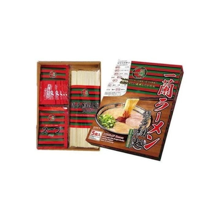 Ichiran Ramen Hakata Nouilles fines avec la poudre rouge secrète spéciale d'Ichiran