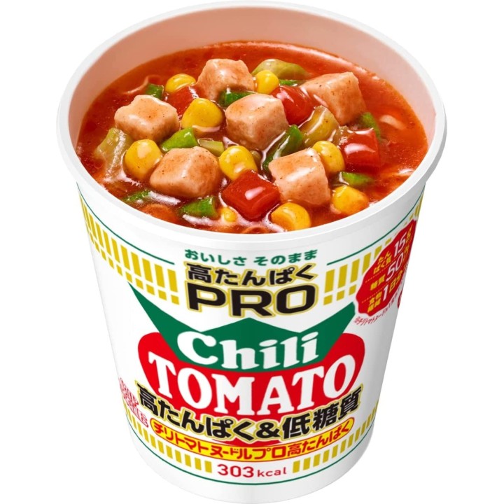 Cup Noodles Pro Chili Tomate | Cookingsan.com