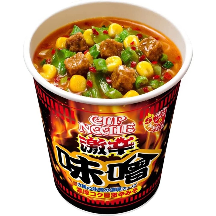 Cup Noodles Gekiharashi Miso Grande | Cookingsan.com