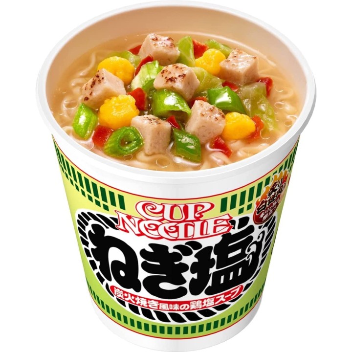 Negi-Shio Cup Noodles | Cookingsan.com