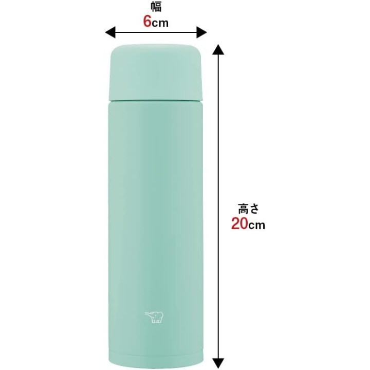 Zojirushi - Soft Turquoise Water Bottle (350 ml) | Cookingsan.com