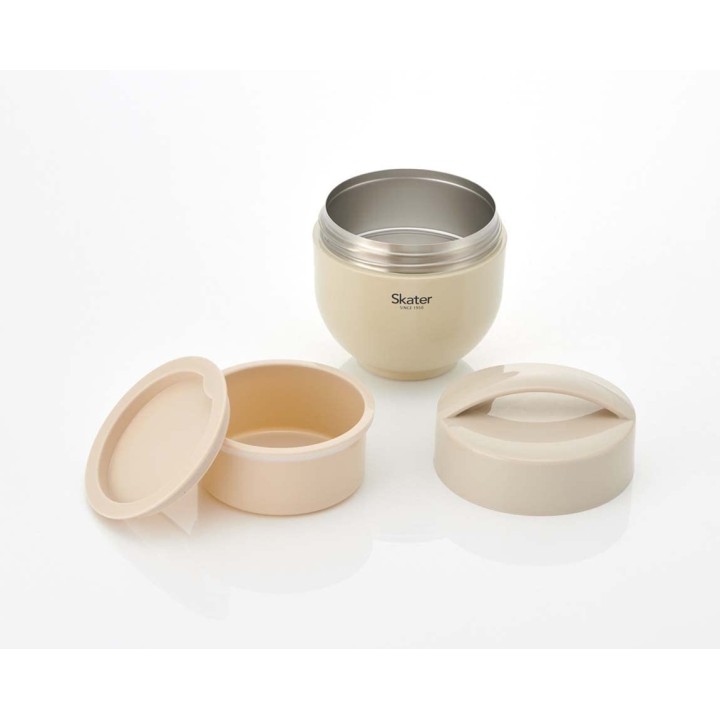 Skater - Thermal Lunch Box Dull Beige | Cookingsan.com