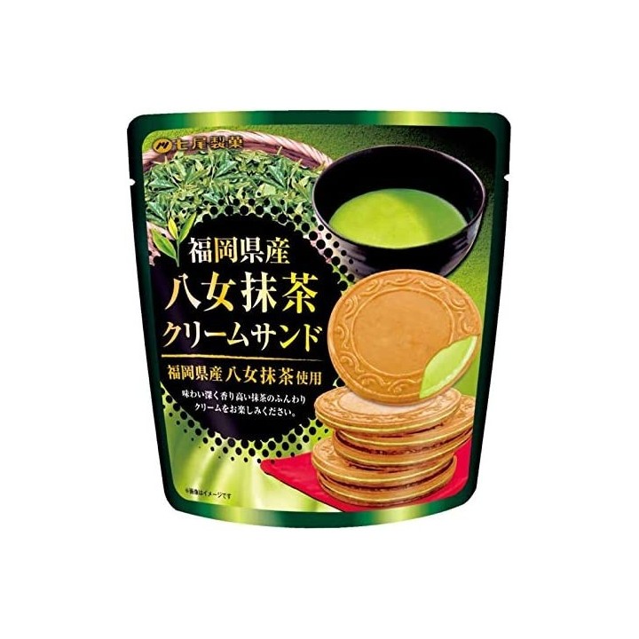 Nanao Confectionery - Gâteau à la crème au thé vert 6pcs