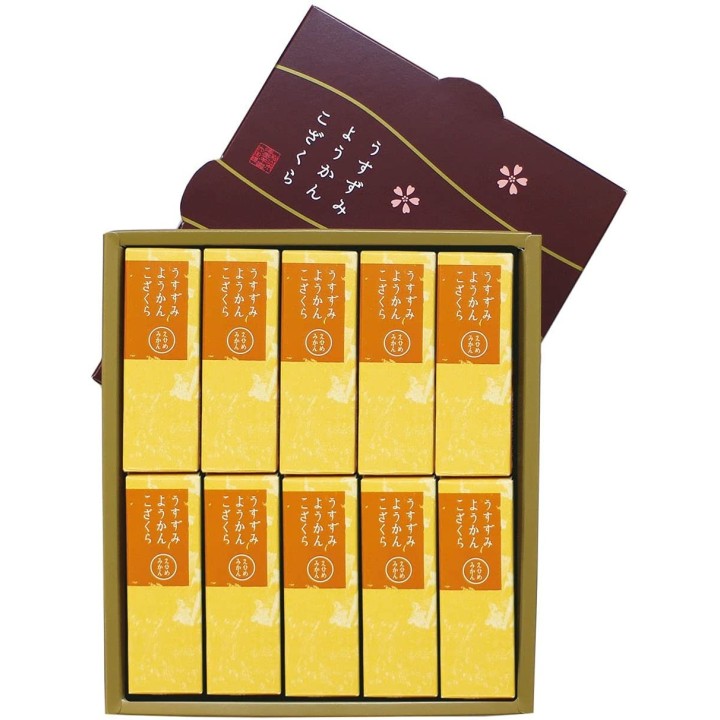 USUZUMI YOUKAN - Mandarin Yokan (Mikan) - Box of 10