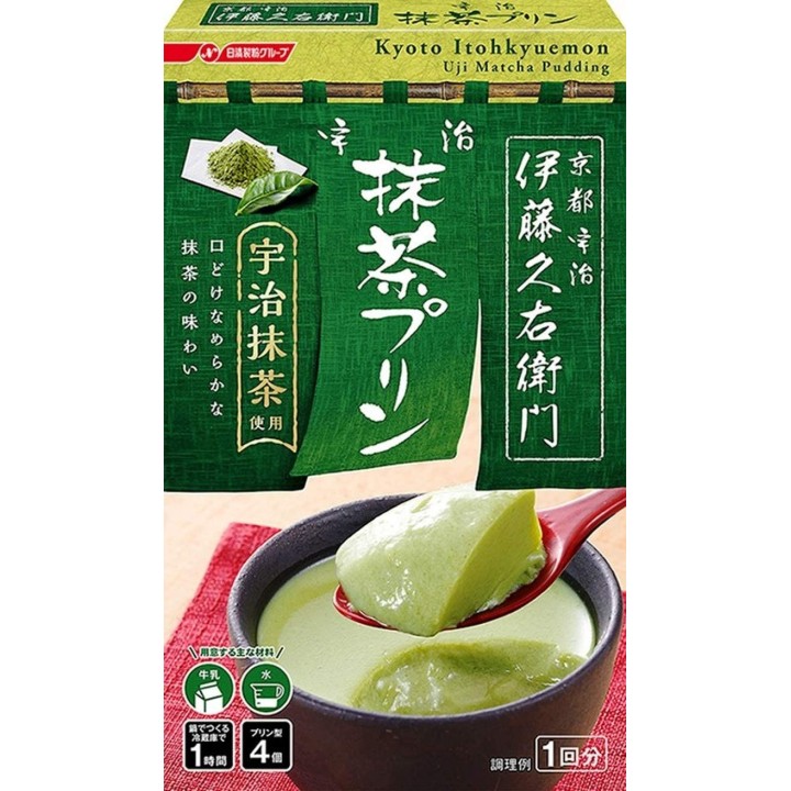 Nisshin Seifun Werna - Itohkyuemon Uji Matcha pudding 50g