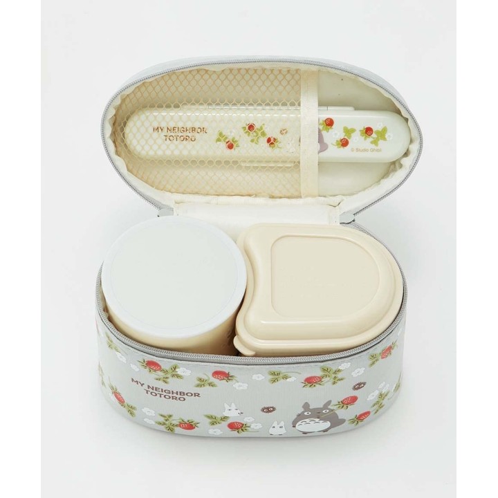 Skater - Bento Set Ghibli My Neighbor Totoro Strawberries | Cookingsan.com