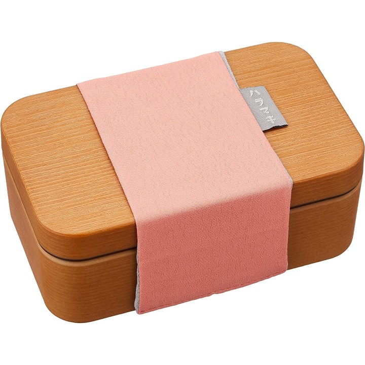 Showa - Boîte à bento Haramaki Natural x Pink | Cookingsan.com
