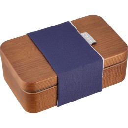 Showa - Boîte à bento Haramaki Light Brown x Navy