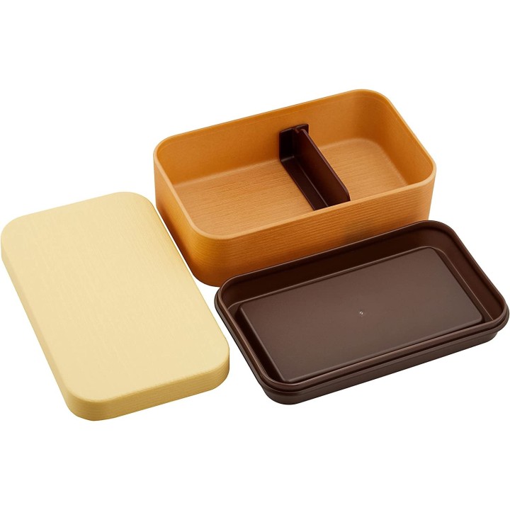 Showa - Bento Box Wood Grain Yellow | Cookingsan.com