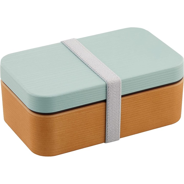 Showa - Boîte à bento Wood Grain Blue