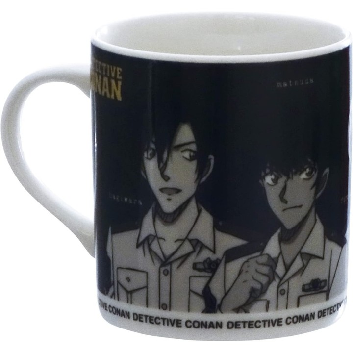 Taza monocromática de Kaneshotouki - Detective Conan: Academia de Policía | Cookingsan.com