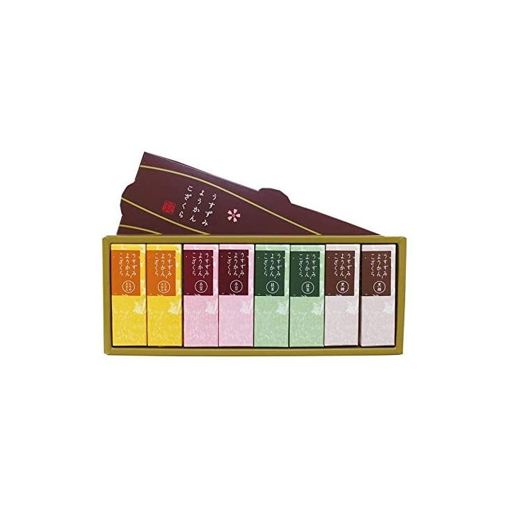 USUZUMI YOUKAN - Yokan 4 flavours (box of 8)