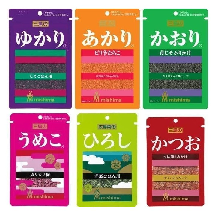 Mishima - Lot de 6 Furikake