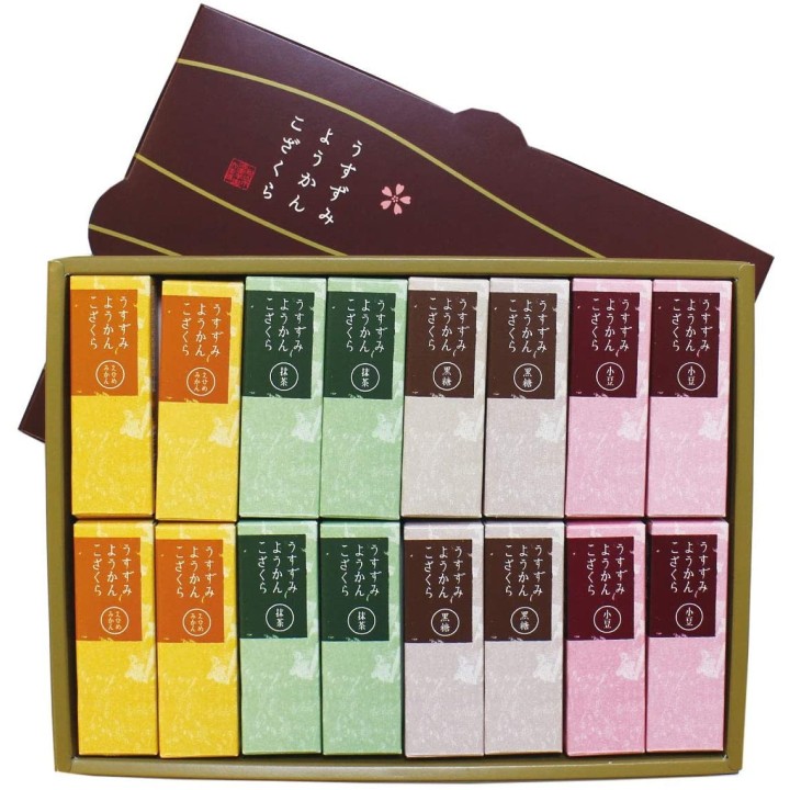USUZUMI YOUKAN - Yokan 4 flavours (box of 16)