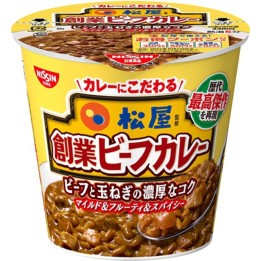 Nissin Curry de boeuf par Matsuya 103g
