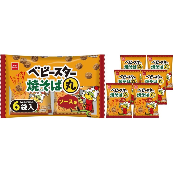 Oyatsu Company - Baby Star Dodecai Maru Sauce Yakisoba | Cookingsan.com