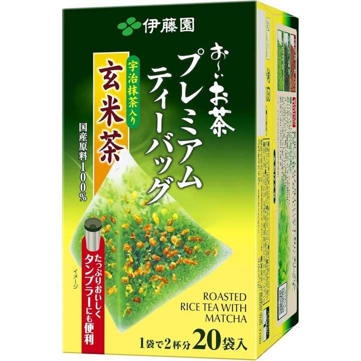 Ito En Oi Ocha Genmaicha Premium – Té de Arroz Tostado con Matcha