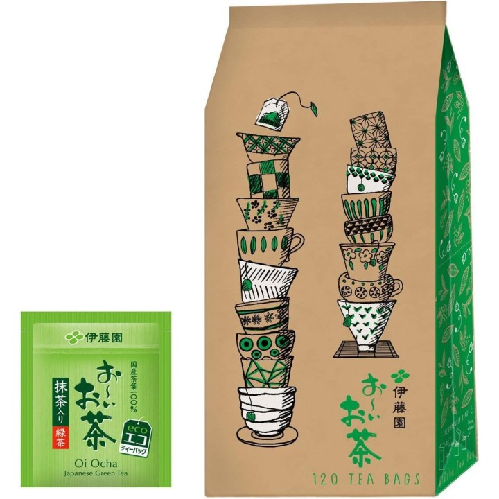 Ito En Oi Ocha – Té Verde con Matcha – 120 Bolsitas Ecológicas