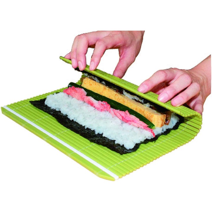 Hasegawa Maki Roller Green Makisu Antiaderente in Plastica Giapponese XL
