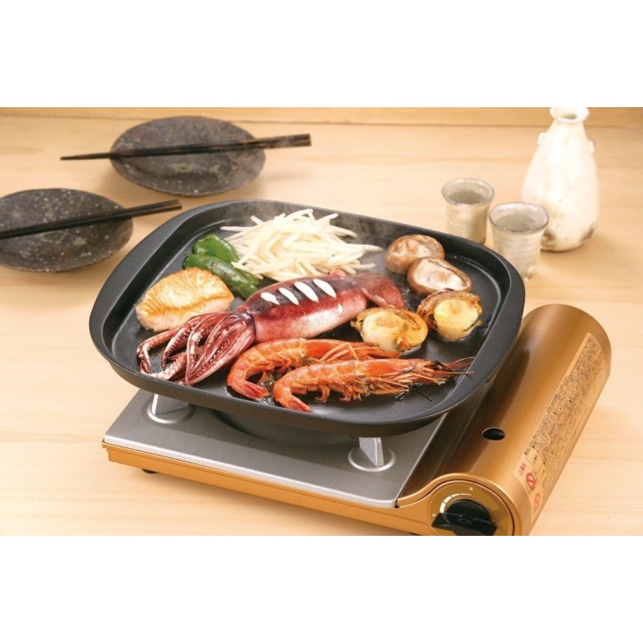 Plaque Teppanyaki Iwatani CB-P-PNAF 32,5 cm Antiadhésive Fluorée Japon