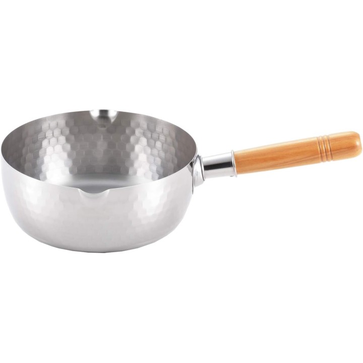 Cacerola Yukihira Yoshikawa de 20 cm y 2,3 L, acero inoxidable, IH/Gas, Japón, YH6753
