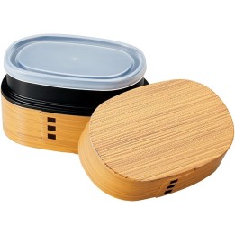 Tatsumiya HAKOYA Wappa Lunch Box, piccolo 520ml, Hinoki, Made in Japan
