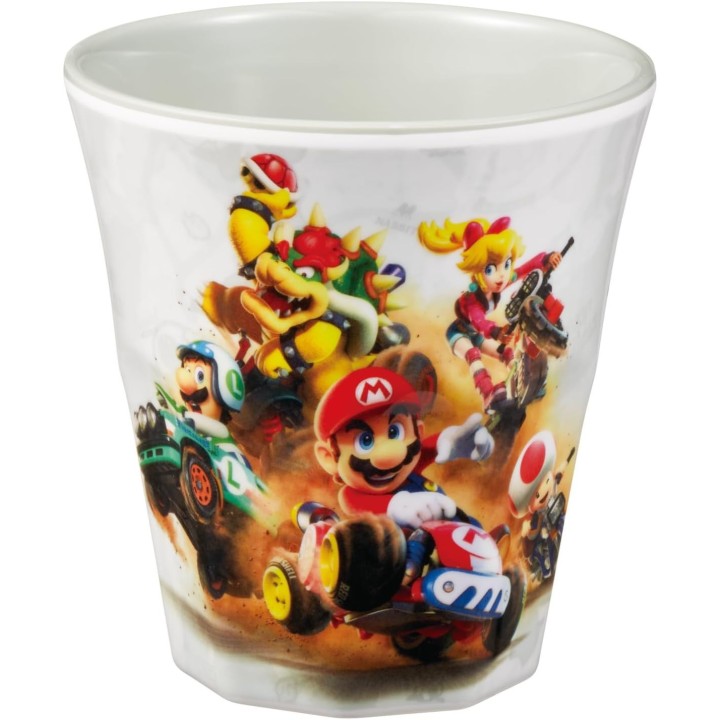 Vaso de melamina Mario Kart de 270 ml para niños, con diseño de patinador, Japón
