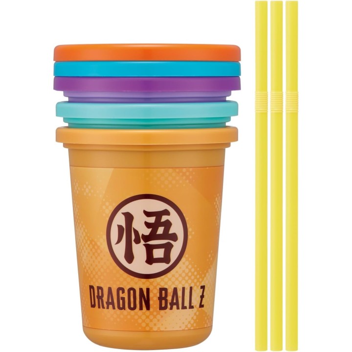 Dragon Ball Z Straw Tumblers Set 3pcs 320ml Skater Japan Import