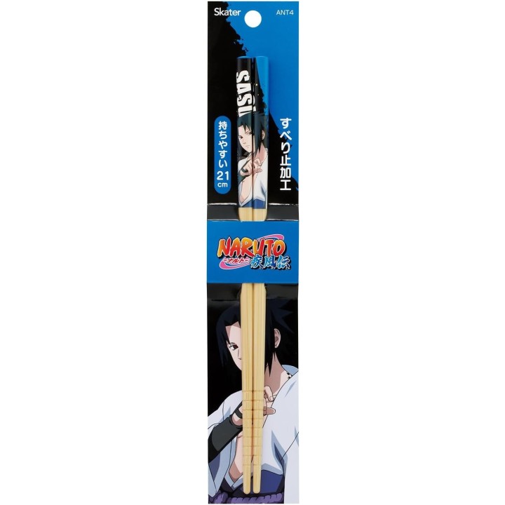 Palillos de bambú de Naruto y Sasuke, 21 cm, Skater, importados de Japón