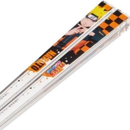 Palillos acrílicos de Naruto, 21 cm, aptos para el lavavajillas, Skater, importados de Japón