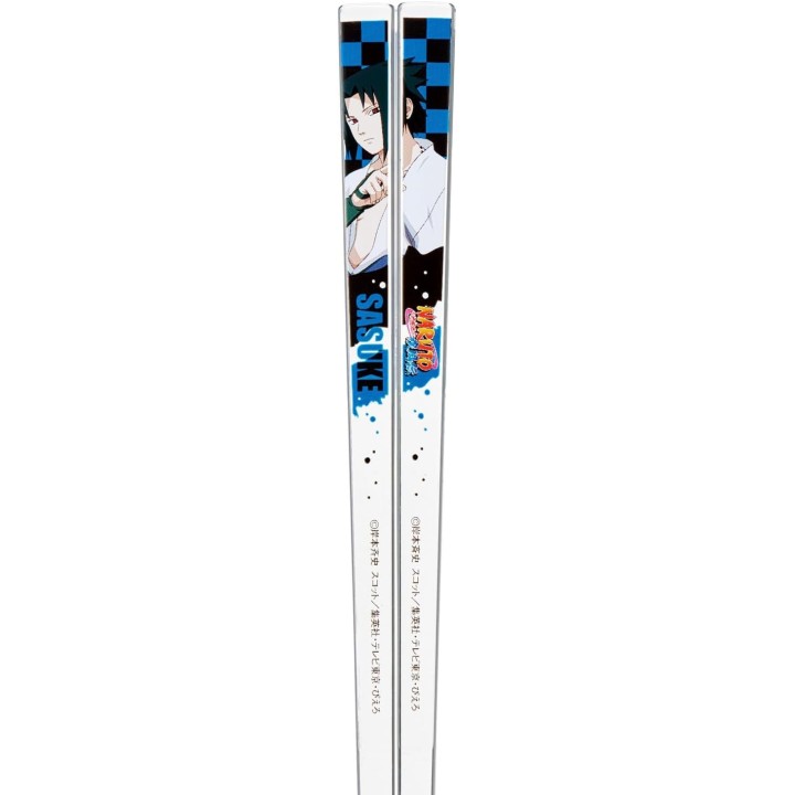 Naruto Sasuke Acrylic Chopsticks 21cm Dishwasher Safe Japan Import