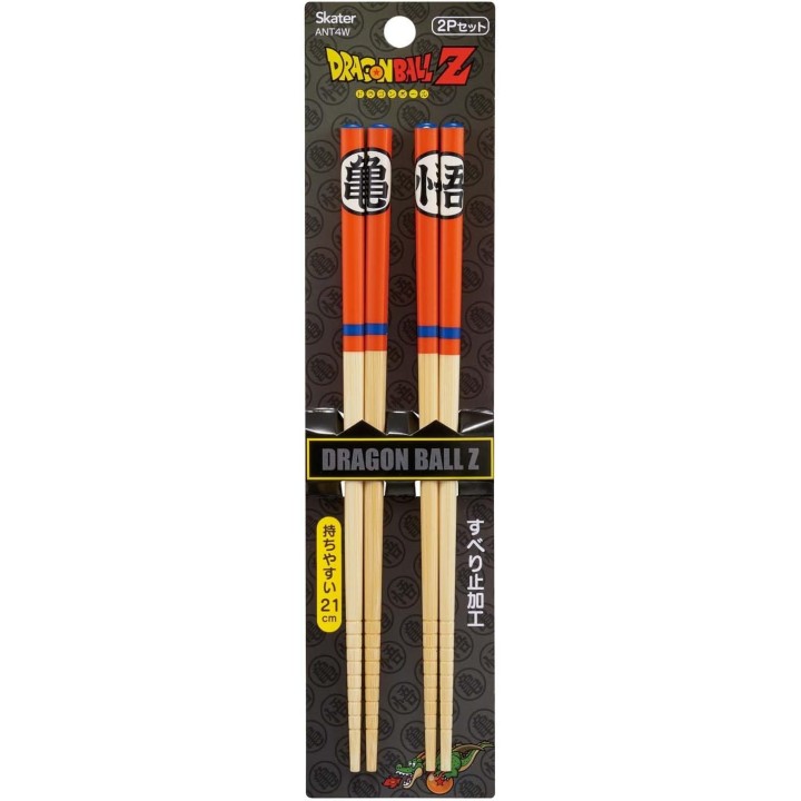Dragon Ball Bambus-Essstäbchen-Set, 2 Paar, 21 cm, Import aus Japan
