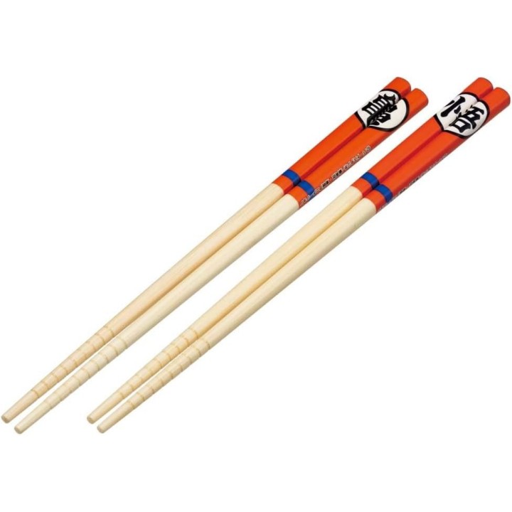 Dragon Ball Bambus-Essstäbchen-Set, 2 Paar, 21 cm, Import aus Japan