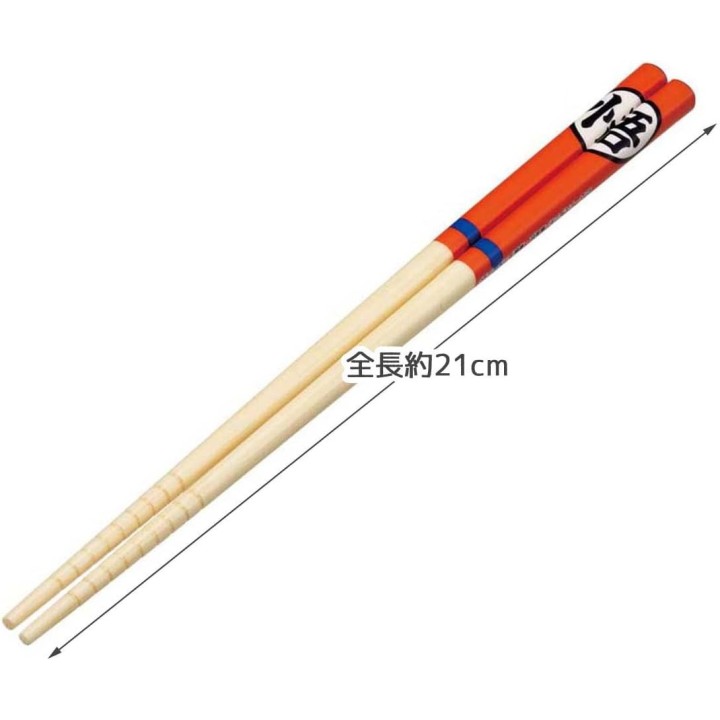 Dragon Ball Bambus-Essstäbchen-Set, 2 Paar, 21 cm, Import aus Japan