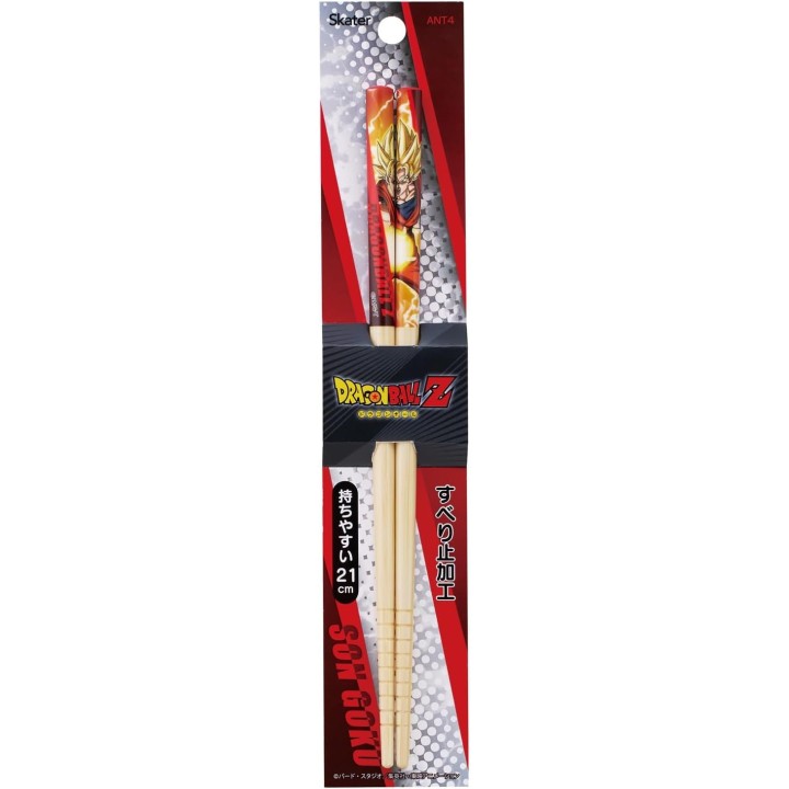 Dragon Ball Z Goku Bamboo Chopsticks 21cm Skater Japan Import
