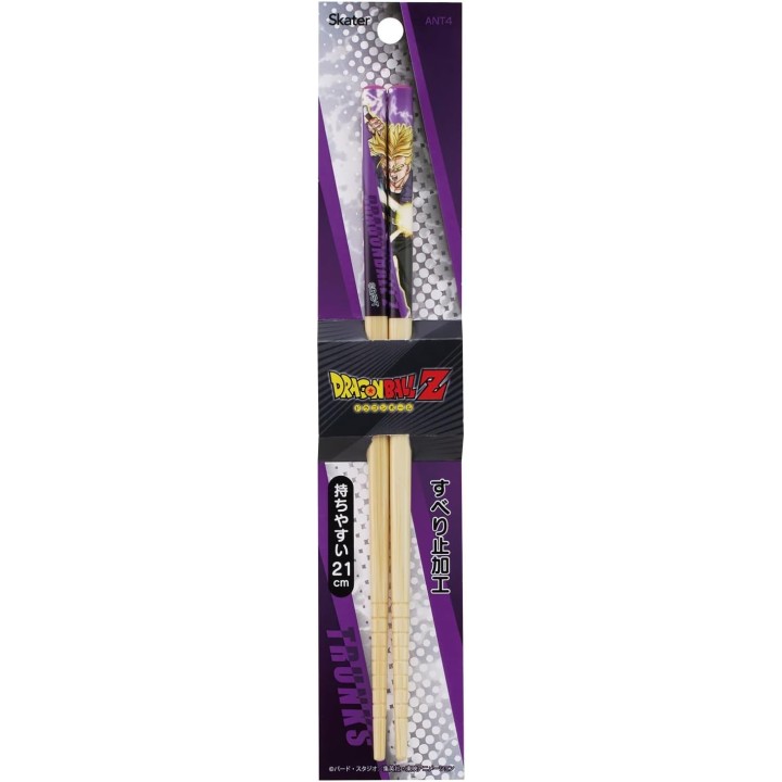 Dragon Ball Z Trunks Bamboo Chopsticks 21cm Skater Japan Import
