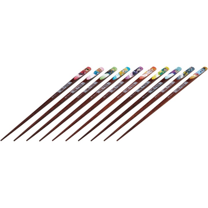 Set de regalo de palillos de una pieza, 5 pares, 21 cm, importados de Japón